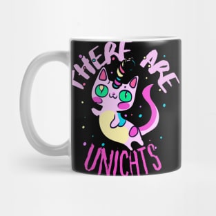 Cute Crazy Psycedelic Unicorn Cat Chimaera Artwork Mug